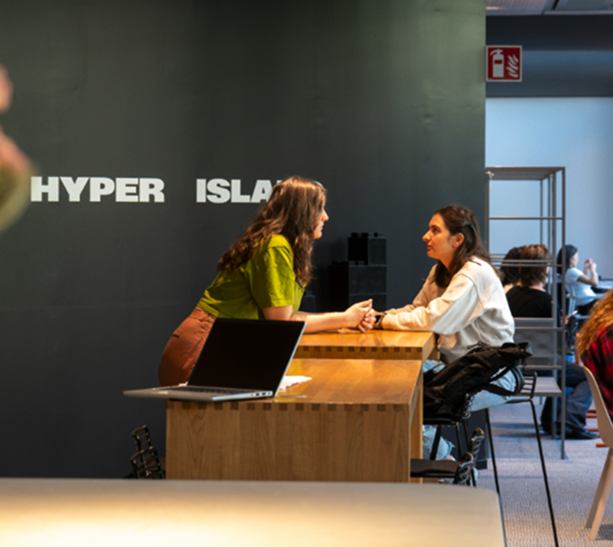 students at hyper island campus